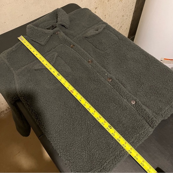 32 DEGREES - Women's Cozy Fleece Oversized Shirt Jacket - Grey - XL/XXL - Picture 8 of 8